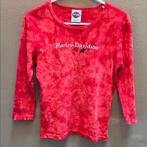 Harley-Davidson Women’s Red Long Sleeve Tee